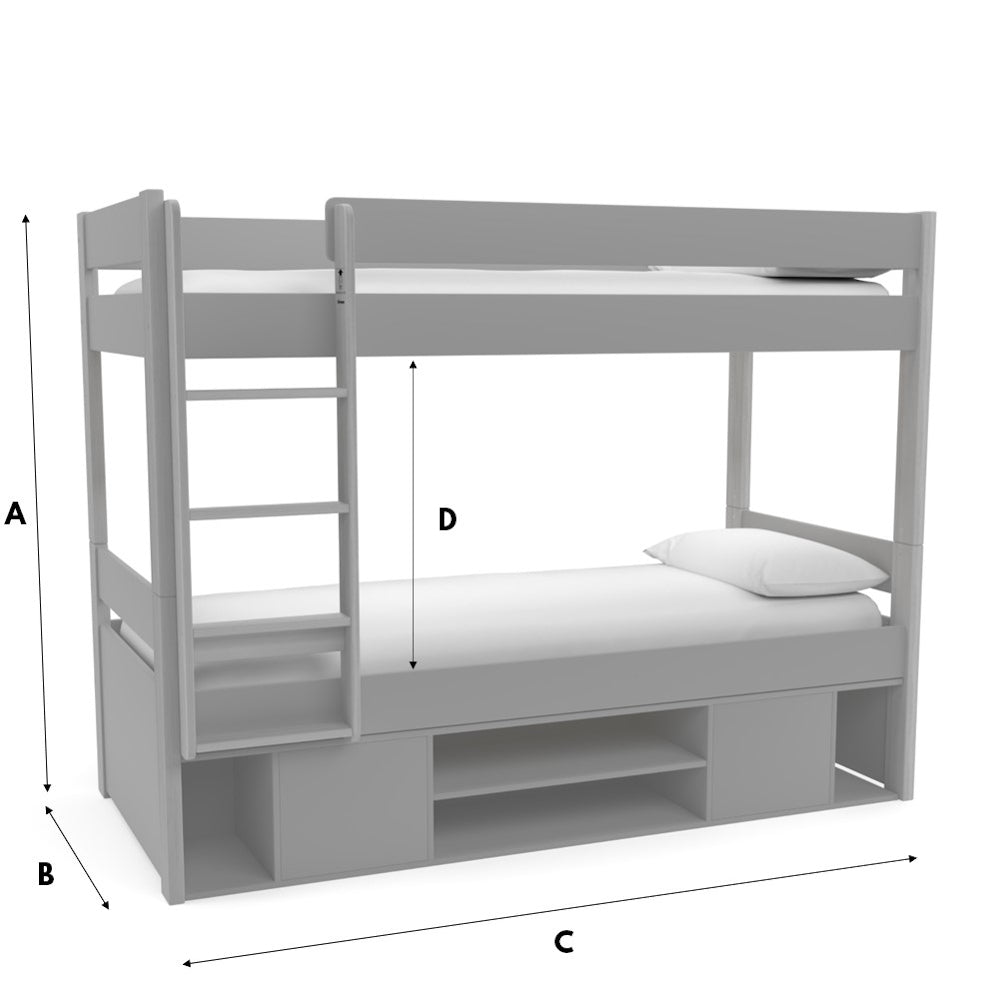 Stompa UNO Bunk bed With Storage