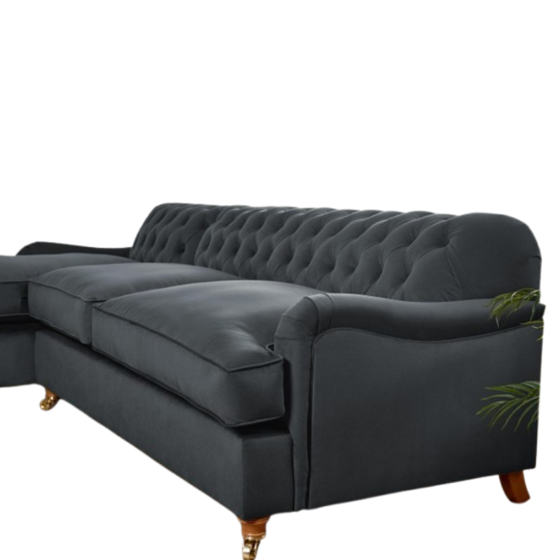 Harris Vintage Fabric Chaise Sofa