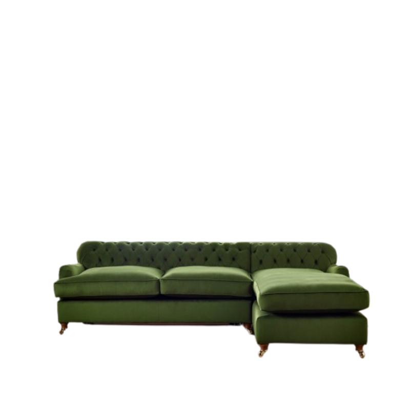 Harris Vintage Fabric Chaise Sofa