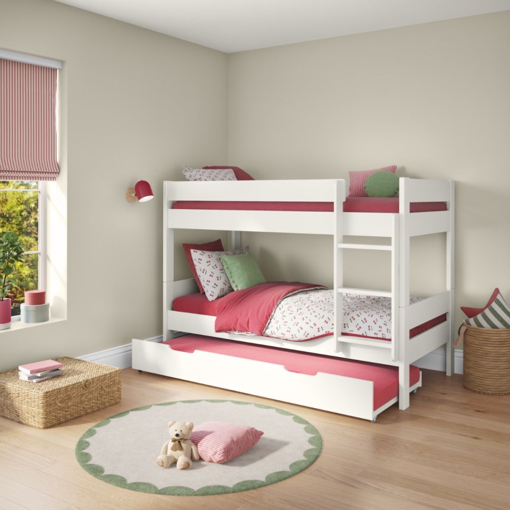 Stompa Compact Detachable Bunk Bed With Trundle Mattress