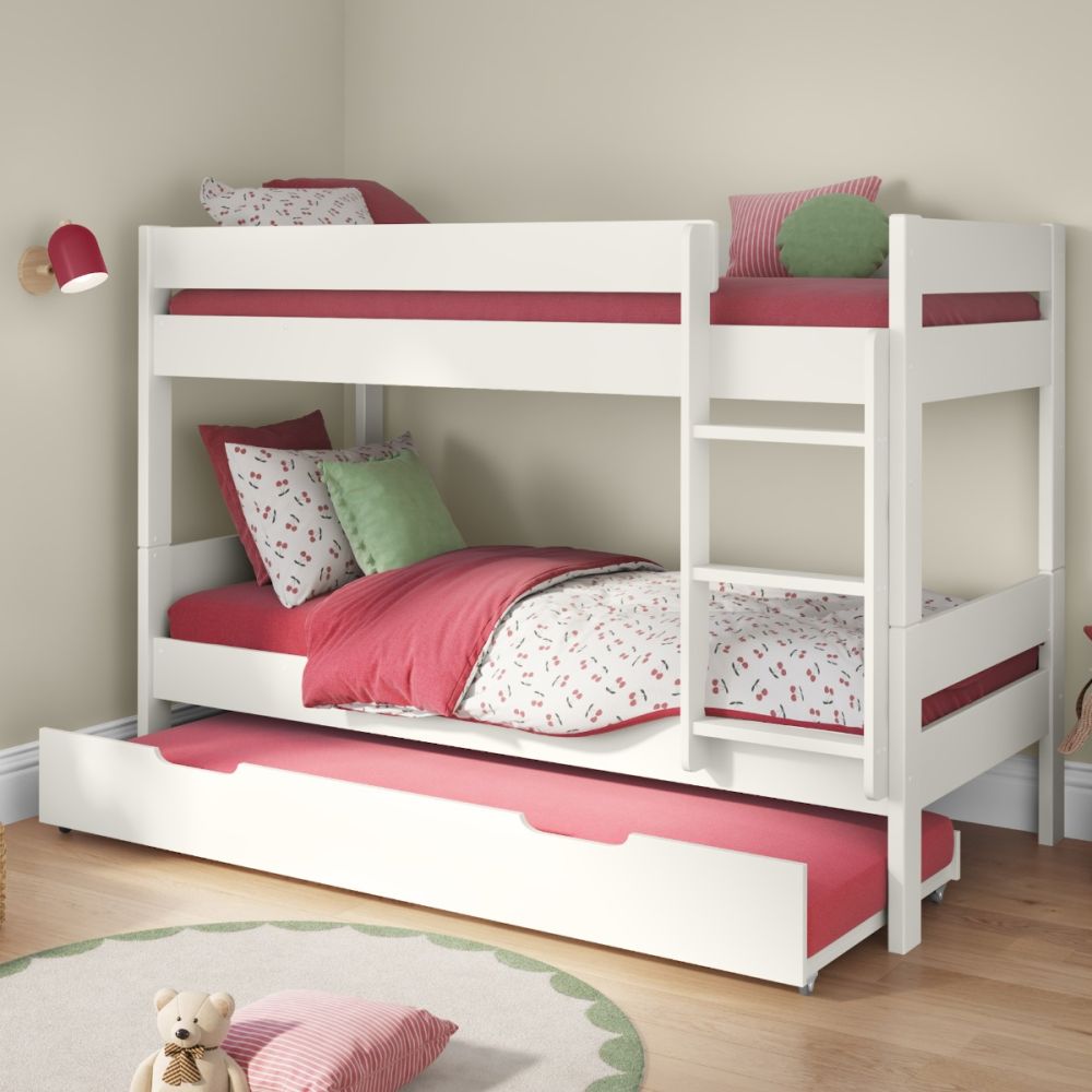 Stompa Compact Detachable Bunk Bed With Trundle Mattress